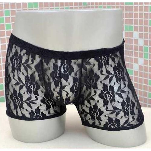 Boxer Transparent M L Dentelles Homme Thong Man Underwear Dessous Mann