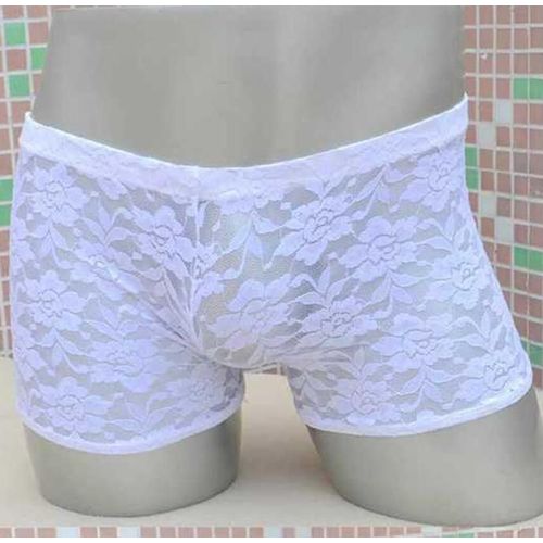 Boxer Transparent M L Dentelles Homme Thong Man Underwear Dessous Mann