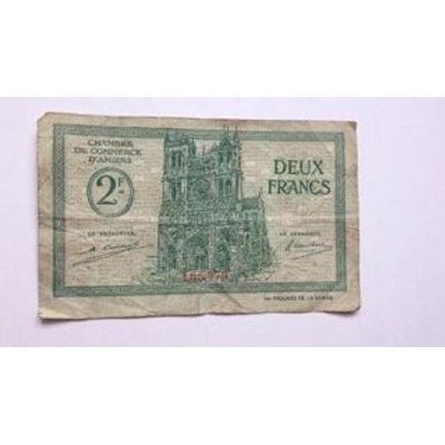 Billet Amiens Deux Francs 1922