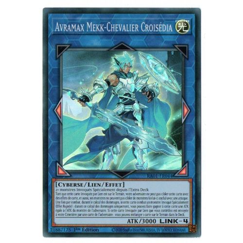 Avramaxx Mekk-Chevalier Croisedia Ra01-Fr044 Super Rare Carte Yu-Gi-Oh Konami
