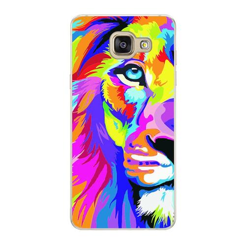 Coque Case Samsung Galaxy A3 (2016) Le Roi Lion Painting Silicone Souple (Tpu)