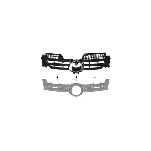 Grille Calandre Plastique Pour Volkswagen Golf 5 De 2003 À 2008