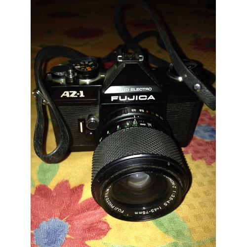 APPAREIL PHOTO ARGENTIQUE FUJICA AZ-1 + objectif zoom : f/43-75mm; 1:3.5-4.5