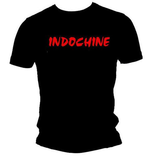T-Shirt Indochine Noir Pour Homme Taille S M L Xl 2xl 3xl