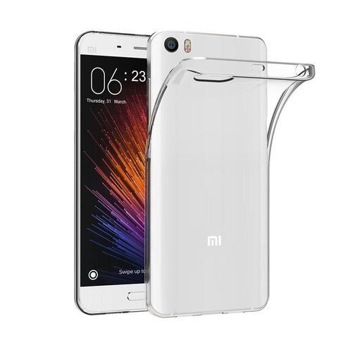 Coque Case Xiaomi Mi5 M5 Gel Transparent Clear Silicone Souple (Tpu)