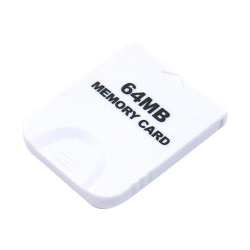 Subtel - Module mémoire flash - 64 Mo - Carte mémoire Nintendo GameCube/Wii - pour Nintendo GameCube; Nintendo Wii