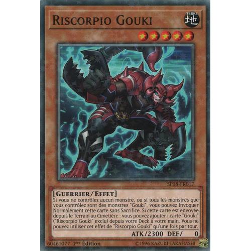 Yu-Gi-Oh! - Sp18-Fr017 - Riscorpio Gouki - Starfoil Rare 1ère Édition