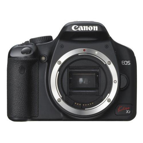 Appareil photo Reflex Canon EOS Kiss X2 Boîtier nu Reflex - 12.2 MP - APS-C - corps uniquement - noir