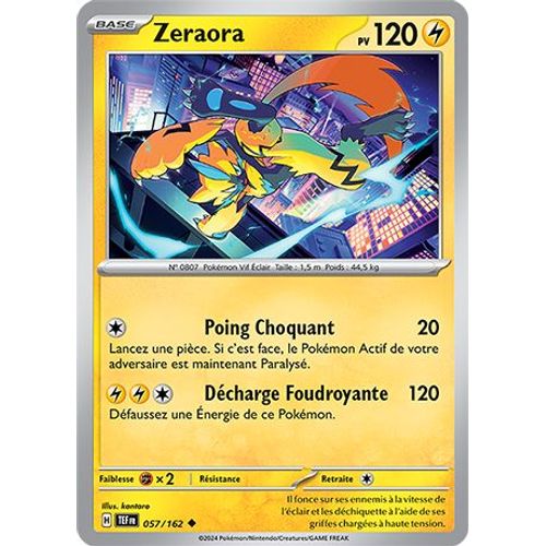 Zeraora - 057/162 - Forces Temporelles
