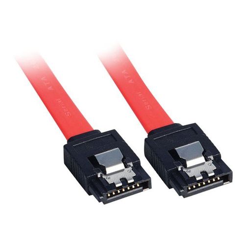 Lindy - Câble SATA - Serial ATA 150/300 - SATA (F) pour SATA (F) - 50 cm - verrouillé