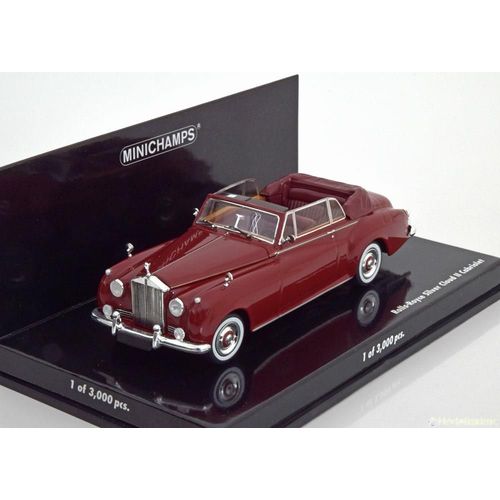 Rolls Royce Silver Cloud Ii Cabriolet 1960 Red Minichamps 436134930 1/43 Rosso-Minichamps