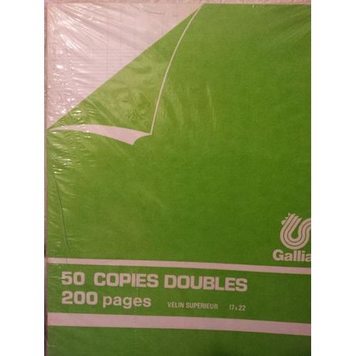 50 Copies Doubles 200 Pages Gallia 17x22