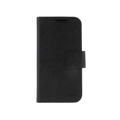 Etui Pouch Universel Oxo Pour Telephone Mobile Noir Black Cuir Simili (Pu)