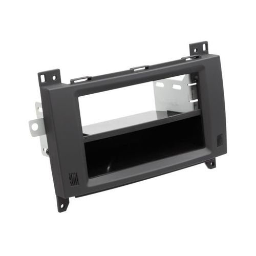 Support Autoradio 2din Mercedes Vito/ Viano Ap06 Vide Poche - Noir- Rubbertouch