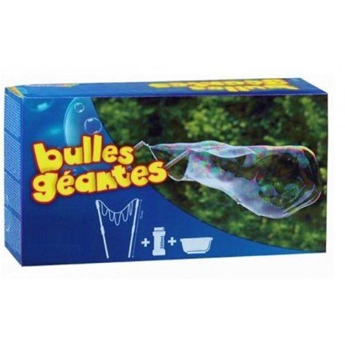 Kit Complet Bulles De Savon Geantes Xxl - Batons, Ficelle, Flacon 220ml - Jeu Exterieur, Fete - Set Mega Bulles Enfant + Carte