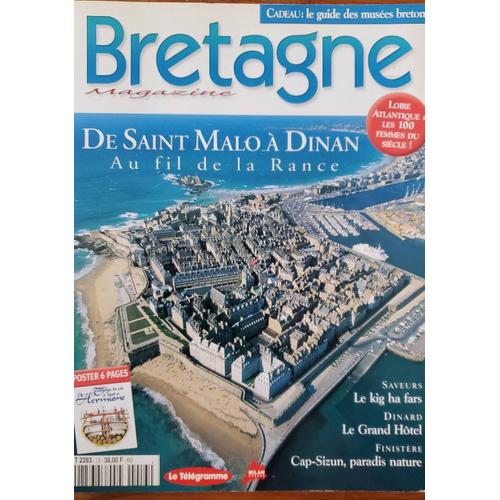 Bretagne Magazine N°13 - Mai Juin Juillet 2001 : De Saint Mali À Dinan Au Fil De La Rance