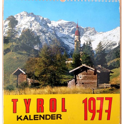 Calendrier Autriche Tyrol