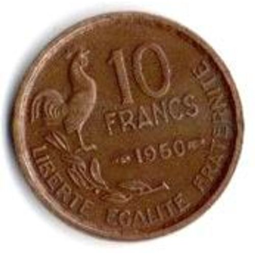 Pièce De 10 Francs - Guiraud - 1950