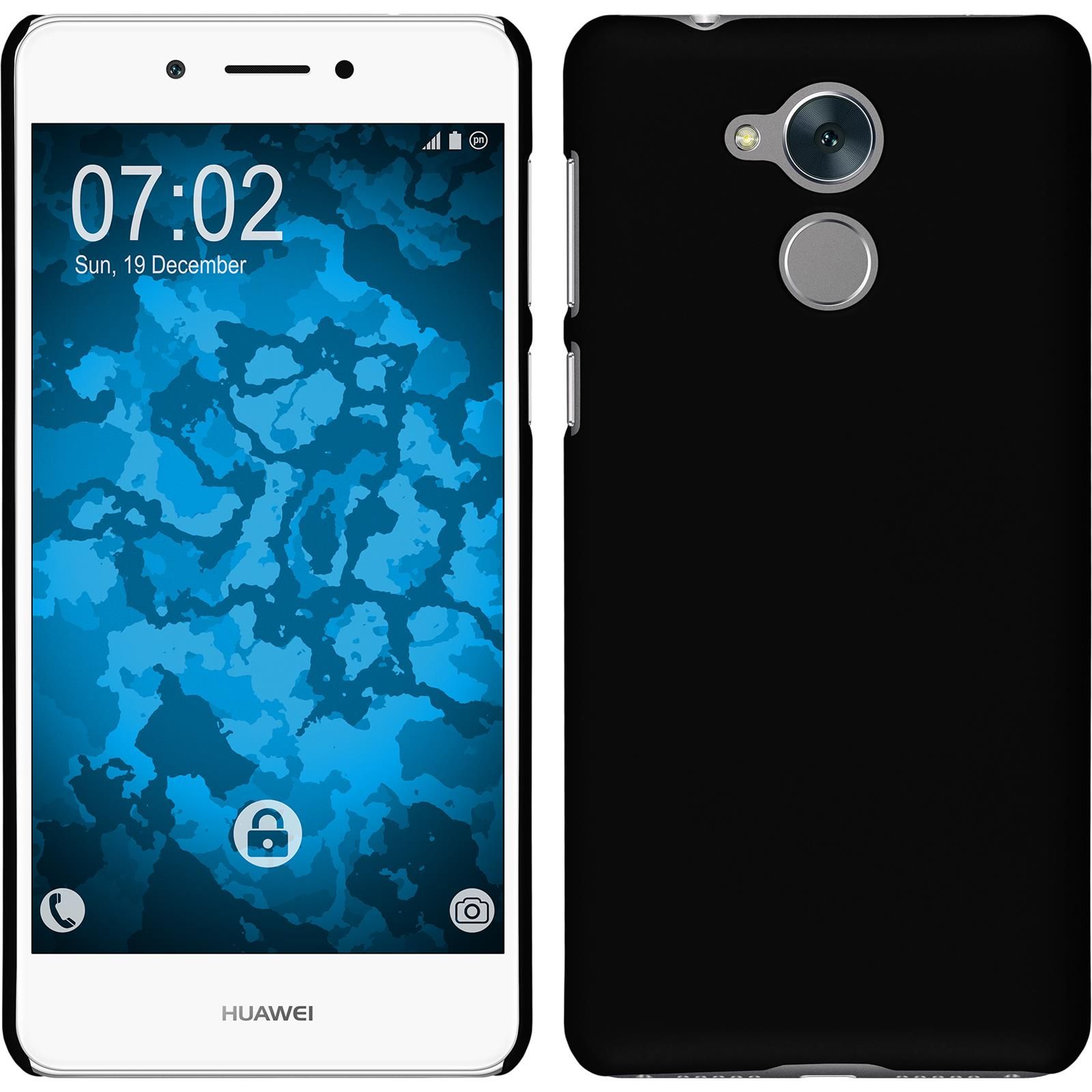 PhoneNatic Coque Rigide Compatible avec Huawei Honor 6C Pro Cover Cubierta Cover gommée Jaune 