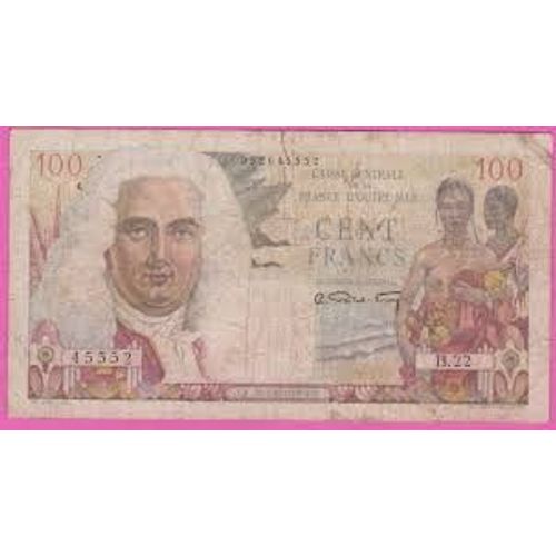 Billet 100 Francs Caisse Centrale De La France D'outre Mer