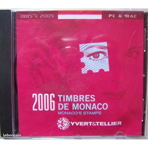 Cd Rom 2006 Timbres De Monaco