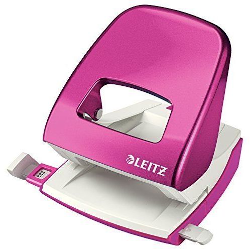 Leitz 50082023 Perforatrice De Bureau Métallique Nexxt, Capacité De Perforation 30 Pages, Livré Dans Un Emballage Blister Rose Métallisé Import Allemagne