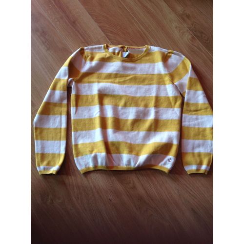 Pull Petit Bateau Coton 12 Ans Jaune