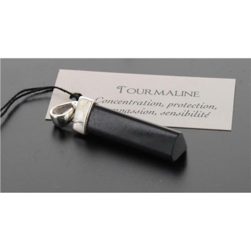 Pendentif Argent Pointe Tourmaline
