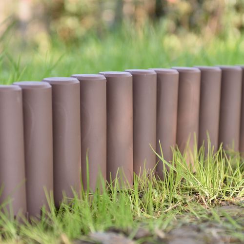 [Casa.Pro] Kit De 40 Palissade Marron Avec Longueur Totale 1080cm