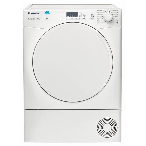 Candy SMART CS C9LF-S - Sèche-linge - indépendant - largeur : 59.6 cm - profondeur : 60 cm - hauteur : 85 cm - chargement frontal - blanc