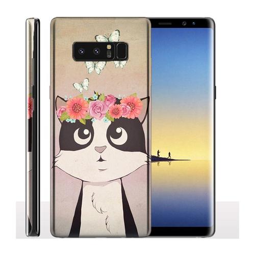 Coque Galaxy Note 8 Ma Langue Au Chat - Protection Anti Chocs Samsung Animaux