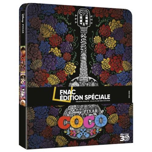 Coco - Édition Limitée Exclusive Fnac - Boîtier Steelbook Blu-Ray 3d + Blu-Ray 2d + Blu-Ray Bonus + Livret
