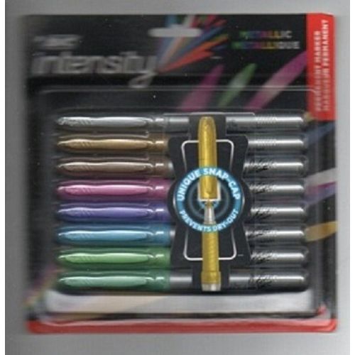 Bic Pt03 Mettalic Marqueur Permanent À Pointe Fine Couleurs Assorties