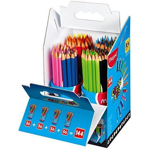 Maped Crayons De Couleurs Color'peps, Triangulaire, Kit