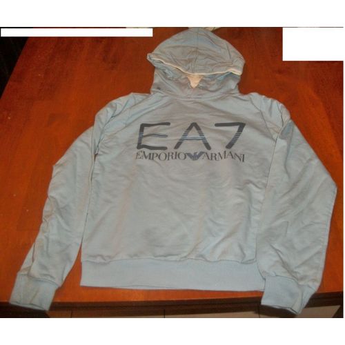 Sweat Emporio Armani Ea7 Coton 8 Ans Bleu Ciel ....