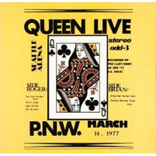 Queen Live At The Arena, Seattle 14 March 1977, Usa