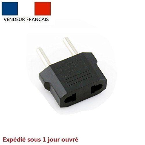 Adaptateur Secteur US Chine Vers Prise EU France Europe voyage USA Eur France