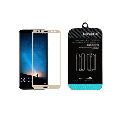 Huawei Mate 10 Lite - Film En Verre Trempé Résistant Couvre La Totalité De L'écran (Doré)