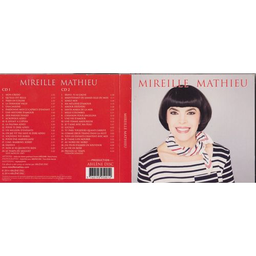 Digipack 40 Titres Mon Credo - Qu'elle Est Belle - Paris En Colère - La Dernière Valse - Acropolis- Exodus - Le Temps Du Muguet