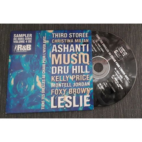 Sampler Hors Serie Volume 4 R&b Magazine "Tiens Tes Oreilles Au Chaud Pour L'hiver Avec..." Cd 9 Titres De Third Storee Christina Milian Ashanti Musiq Dru Hill Feat. Method Man Kelly Price Leslie