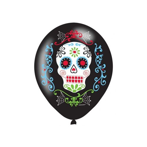Ballons Latex - Dia De Los Muertos
