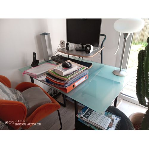 Bureau Habitat En Verre Fumé Opaque
