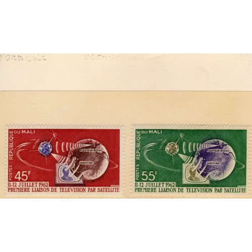 Timbres-Poste Du Mali (Télécommunications Spatiales)
