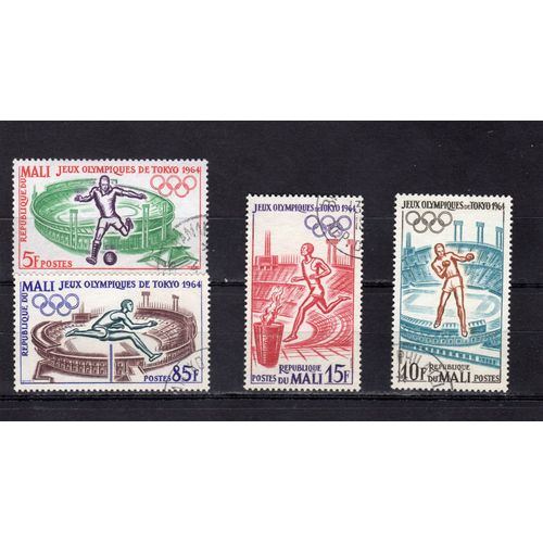 Timbres-Poste Du Mali (Jeux Olympiques De Tokyo)