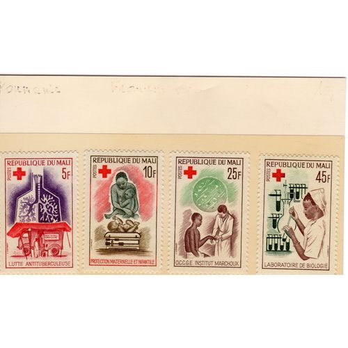 Timbres-Poste Du Mali (Croix Rouge)