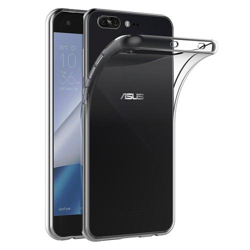 Housse Asus Zenfone 4 Pro Zs551kl Etui Housse Coque De Protection Ultra Fine Silicone Tpu Gel [Jelly - Transparent] - Advansia