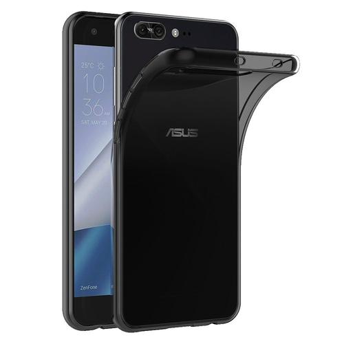 Housse Asus Zenfone 4 Pro Zs551kl Etui Housse Coque De Protection Ultra Fine Silicone Tpu Gel [Jelly - Noir] - Advansia
