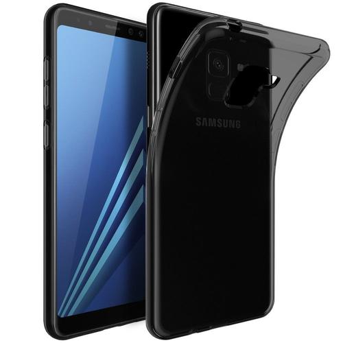 Housse Samsung Galaxy A7 2018 Etui Housse Coque De Protection Ultra Fine Silicone Tpu Gel [Jelly - Noir] - Advansia