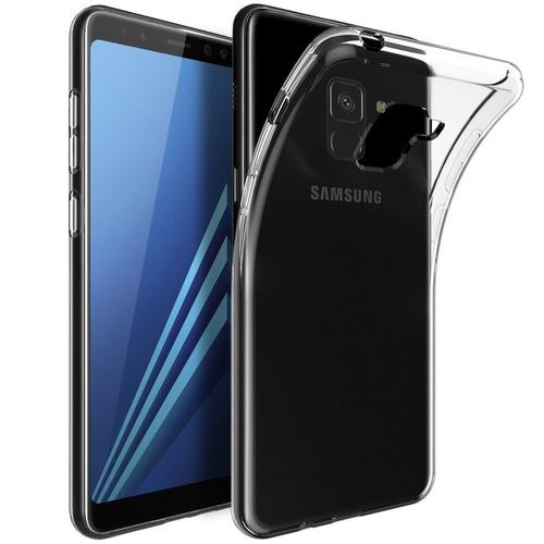 Housse Samsung Galaxy A5 2018 Etui Housse Coque De Protection Ultra Fine Silicone Tpu Gel [Jelly - Transparent] - Advansia