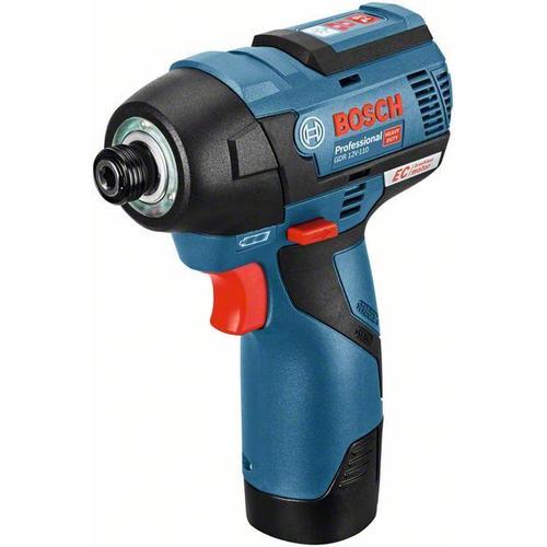 Bosch Visseuse à chocs sans fil GDR 12V-110 Professional, avec 2 batteries 3,0 Ah, L-BOXX - 06019E0005